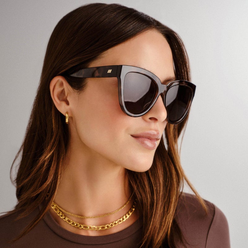 Le Specs Liar Lair Sunglasses - Volcanic Tort, Cat Eye, Women's, Contemporary 90s Style - Image 4